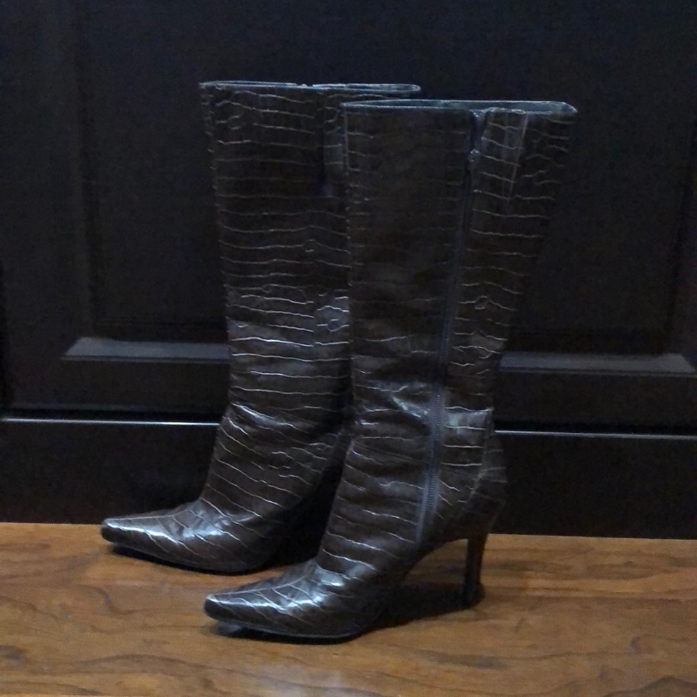 Nine West Brown Stiletto boots